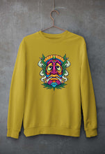 Load image into Gallery viewer, Weed Joint Stoned Unisex Sweatshirt for Men/Women-S(40 Inches)-Mustard Yellow-Ektarfa.online
