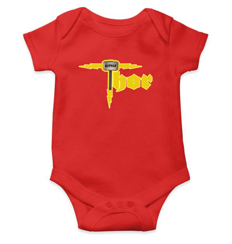 Little Thor Kids Romper Kids Romper For Baby Boy/Girl-0-5 Months(18 Inches)-RED-Ektarfa.online