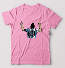 Load image into Gallery viewer, Messi T-Shirt for Men-S(38 Inches)-Light Baby Pink-Ektarfa.online
