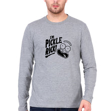 Load image into Gallery viewer, Rick and Morty Full Sleeves T-Shirt for Men-Grey Melange-Ektarfa.online
