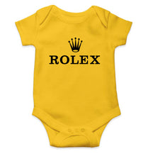 Load image into Gallery viewer, Rolex Kids Romper For Baby Boy/Girl-0-5 Months(18 Inches)-Yellow-Ektarfa.online
