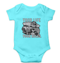 Load image into Gallery viewer, Skull Kids Romper For Baby Boy/Girl-0-5 Months(18 Inches)-Sky Blue-Ektarfa.online
