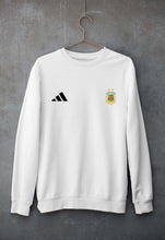 Load image into Gallery viewer, Argentina Football Unisex Sweatshirt for Men/Women-White-Ektarfa.online

