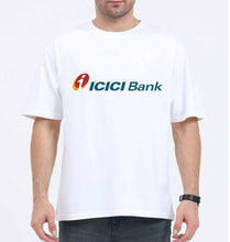 Load image into Gallery viewer, ICICI Bank Oversized T-Shirt for Men-White-Ektarfa.online
