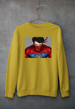 Load image into Gallery viewer, Minnal Murali Unisex Sweatshirt for Men/Women-Mustard Yellow-Ektarfa.online
