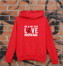 Load image into Gallery viewer, Love Novak Djokovic Tennis Unisex Hoodie for Men/Women-Red-Ektarfa.online
