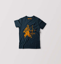 Load image into Gallery viewer, RAMJI Shree Ram T-Shirt for Boy/Girl-Petrol blue-Ektarfa.online
