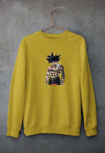 Load image into Gallery viewer, Goku Unisex Sweatshirt for Men/Women-Mustard Yellow-Ektarfa.online
