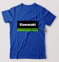 Load image into Gallery viewer, Kawasaki T-Shirt for Men-S(38 Inches)-Royal Blue-Ektarfa.online
