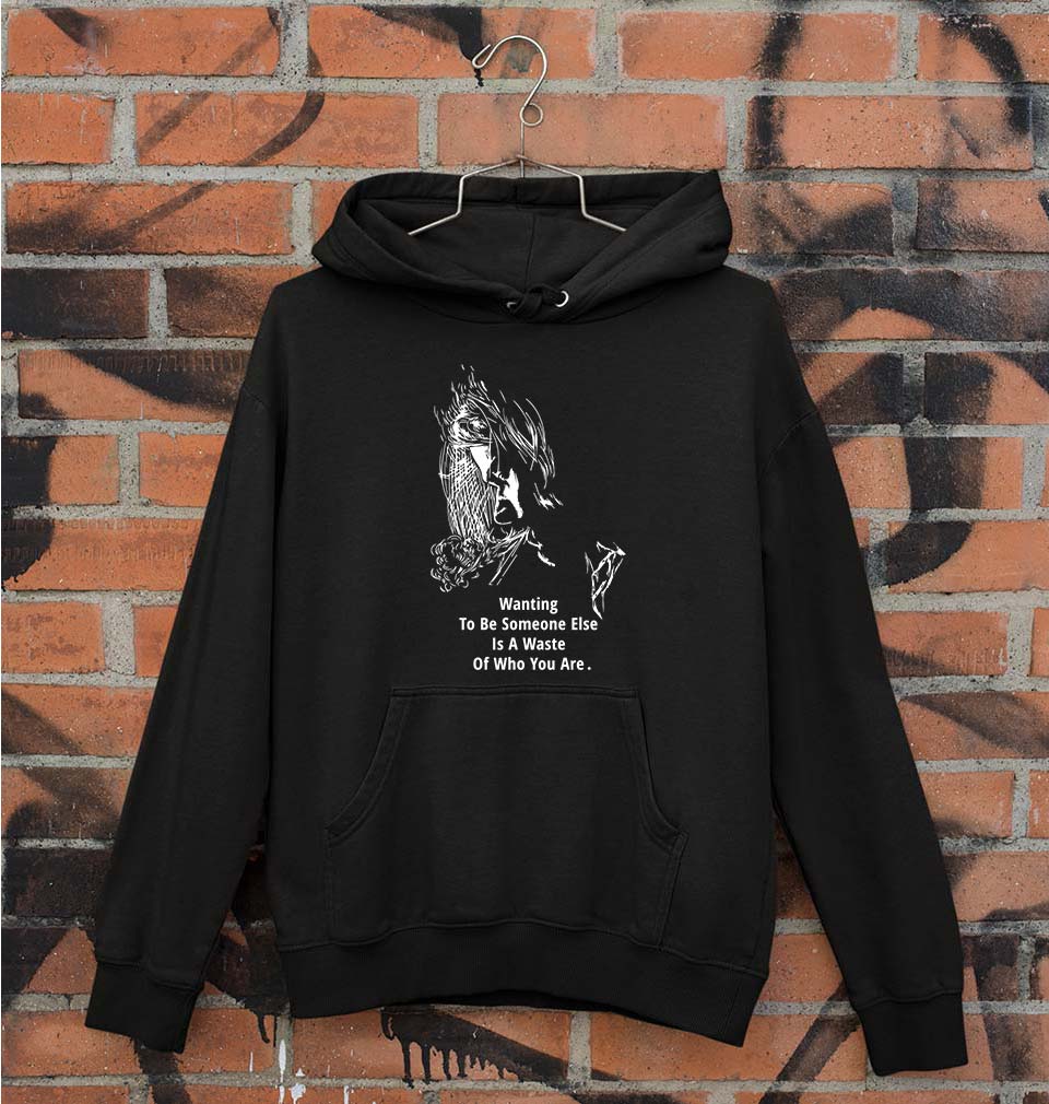 Kurt Cobain Unisex Hoodie for Men/Women-S(40 Inches)-Black-Ektarfa.online