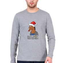Load image into Gallery viewer, BoJack Horseman Full Sleeves T-Shirt for Men-Grey Melange-Ektarfa.online
