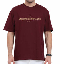 Load image into Gallery viewer, Vacheron Constantin Oversized T-Shirt for Men-Maroon-Ektarfa.online
