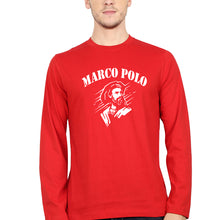 Load image into Gallery viewer, Marco Polo Full Sleeves T-Shirt for Men-Red-Ektarfa.online
