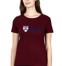 Load image into Gallery viewer, University of Pennsylvania T-Shirt for Women-Maroon-Ektarfa.online
