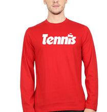 Load image into Gallery viewer, Tennis Full Sleeves T-Shirt for Men-Red-Ektarfa.online
