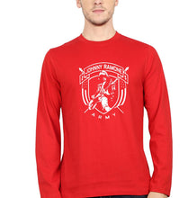 Load image into Gallery viewer, Ramones Full Sleeves T-Shirt for Men-S(38 Inches)-Red-Ektarfa.online
