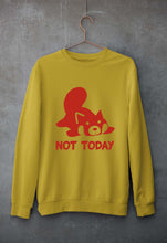 Load image into Gallery viewer, Rocket Raccoon Lazy Not Today Unisex Sweatshirt for Men/Women-Mustard yellow-Ektarfa.online
