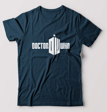 Load image into Gallery viewer, Doctor Who T-Shirt for Men-S(38 Inches)-Petrol Blue-Ektarfa.online
