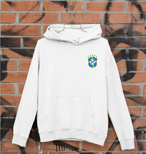 Load image into Gallery viewer, Brazil Football Unisex Hoodie for Men/Women-S(40 Inches)-White-Ektarfa.online
