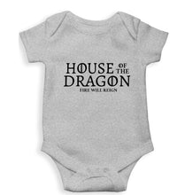 Load image into Gallery viewer, House of the Dragon (GOT) Kids Romper For Baby Boy/Girl-0-5 Months(18 Inches)-Grey-Ektarfa.online
