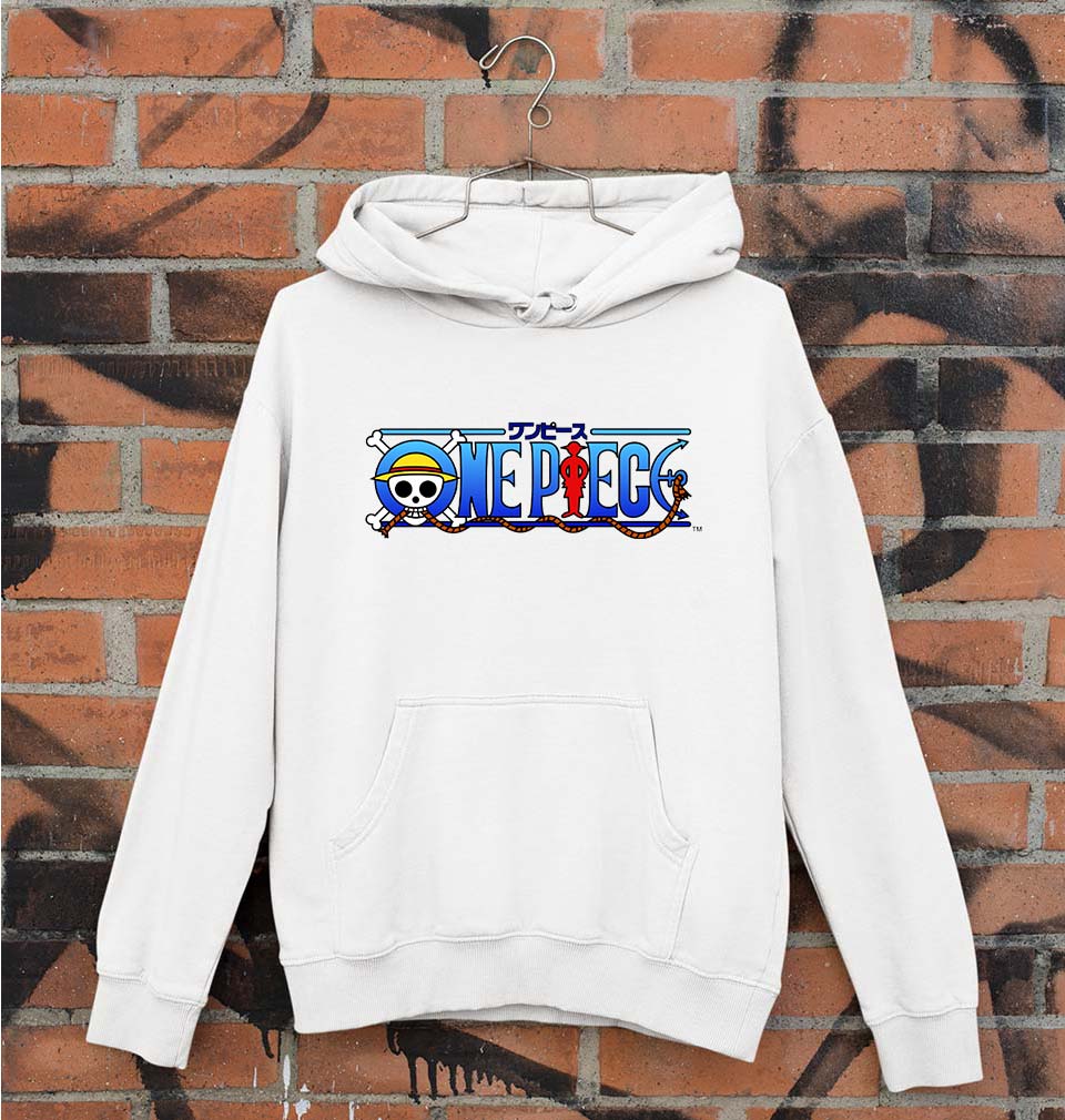 One Piece Unisex Hoodie for Men/Women-White-Ektarfa.online