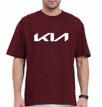 Load image into Gallery viewer, Kia Oversized T-Shirt for Men-Maroon-Ektarfa.online
