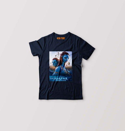 Avatar Kids T-Shirt for Boy/Girl-0-1 Year(20 Inches)-Navy Blue-Ektarfa.online