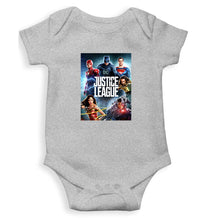 Load image into Gallery viewer, Justice League Kids Romper Kids Romper For Baby Boy/Girl-0-5 Months(18 Inches)-Grey-Ektarfa.online
