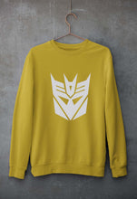 Load image into Gallery viewer, Decepticon Transformers Unisex Sweatshirt for Men/Women-S(40 Inches)-Mustard Yellow-Ektarfa.online
