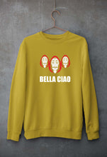 Load image into Gallery viewer, Money Heist Bella Ciao Unisex Sweatshirt for Men/Women-Mustard Yellow-Ektarfa.online
