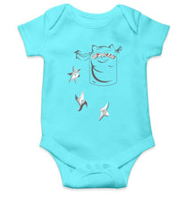 Load image into Gallery viewer, NINJA CAT Kids Romper For Baby Boy/Girl-0-5 Months(18 Inches)-Sky Blue-Ektarfa.online
