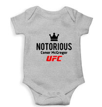 Load image into Gallery viewer, Conor McGregor UFC Kids Romper For Baby Boy/Girl-0-5 Months(18 Inches)-Grey-Ektarfa.online
