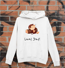 Load image into Gallery viewer, Monkey Lazy Day Unisex Hoodie for Men/Women-S(40 Inches)-White-Ektarfa.online
