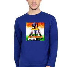 Load image into Gallery viewer, Battlegrounds Mobile India (BGMI) Full Sleeves T-Shirt for Men-Royal blue-Ektarfa.online
