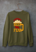 Load image into Gallery viewer, Beer Roma Unisex Sweatshirt for Men/Women-S(40 Inches)-Olive Green-Ektarfa.online
