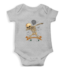 Load image into Gallery viewer, Dab Skull Kids Romper For Baby Boy/Girl-0-5 Months(18 Inches)-Grey-Ektarfa.online
