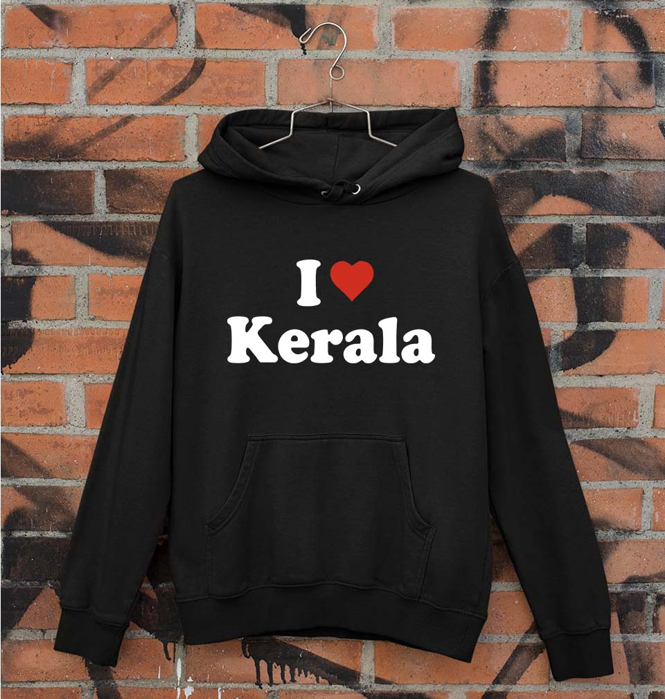 I Love Kerala Unisex Hoodie for Men/Women-Black-Ektarfa.online