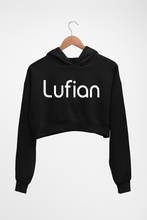 Load image into Gallery viewer, Lufian Crop HOODIE FOR WOMEN-Black-Ektarfa.online

