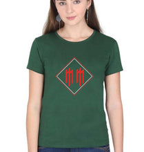 Load image into Gallery viewer, Marilyn Manson T-Shirt for Women-Dark Green-Ektarfa.online
