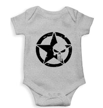 Load image into Gallery viewer, Punisher Kids Romper For Baby Boy/Girl-0-5 Months(18 Inches)-Grey-Ektarfa.online
