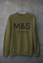 Load image into Gallery viewer, M&amp;S Unisex Sweatshirt for Men/Women-S(40 Inches)-Olive Green-Ektarfa.online
