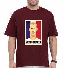 Load image into Gallery viewer, Zidane Oversized T-Shirt for Men-Maroon-Ektarfa.online
