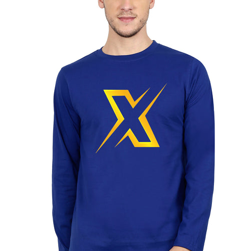 Battlegrounds Mobile India (BGMI) Xspark Esport Full Sleeves T-Shirt for Men-Royal blue-Ektarfa.online