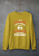 Load image into Gallery viewer, Music Unisex Sweatshirt for Men/Women-Mustard Yellow-Ektarfa.online
