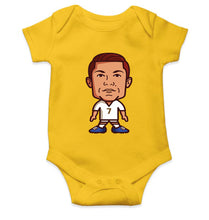 Load image into Gallery viewer, Cristiano Ronaldo CR7 Kids Romper For Baby Boy/Girl-0-5 Months(18 Inches)-Yellow-Ektarfa.online
