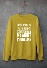 Load image into Gallery viewer, Gym Unisex Sweatshirt for Men/Women-S(40 Inches)-Mustard Yellow-Ektarfa.online
