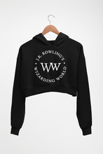 Load image into Gallery viewer, Wizarding World Crop HOODIE FOR WOMEN-Black-Ektarfa.online
