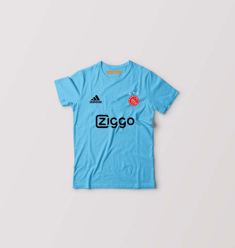 Ajax 2021-22 Kids T-Shirt for Boy/Girl-Light Blue-Ektarfa.online
