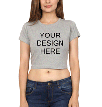 Load image into Gallery viewer, Customized-Custom-Personalized Crop Top for Women
