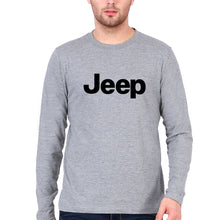 Load image into Gallery viewer, Jeep Full Sleeves T-Shirt for Men-Grey-Ektarfa.online
